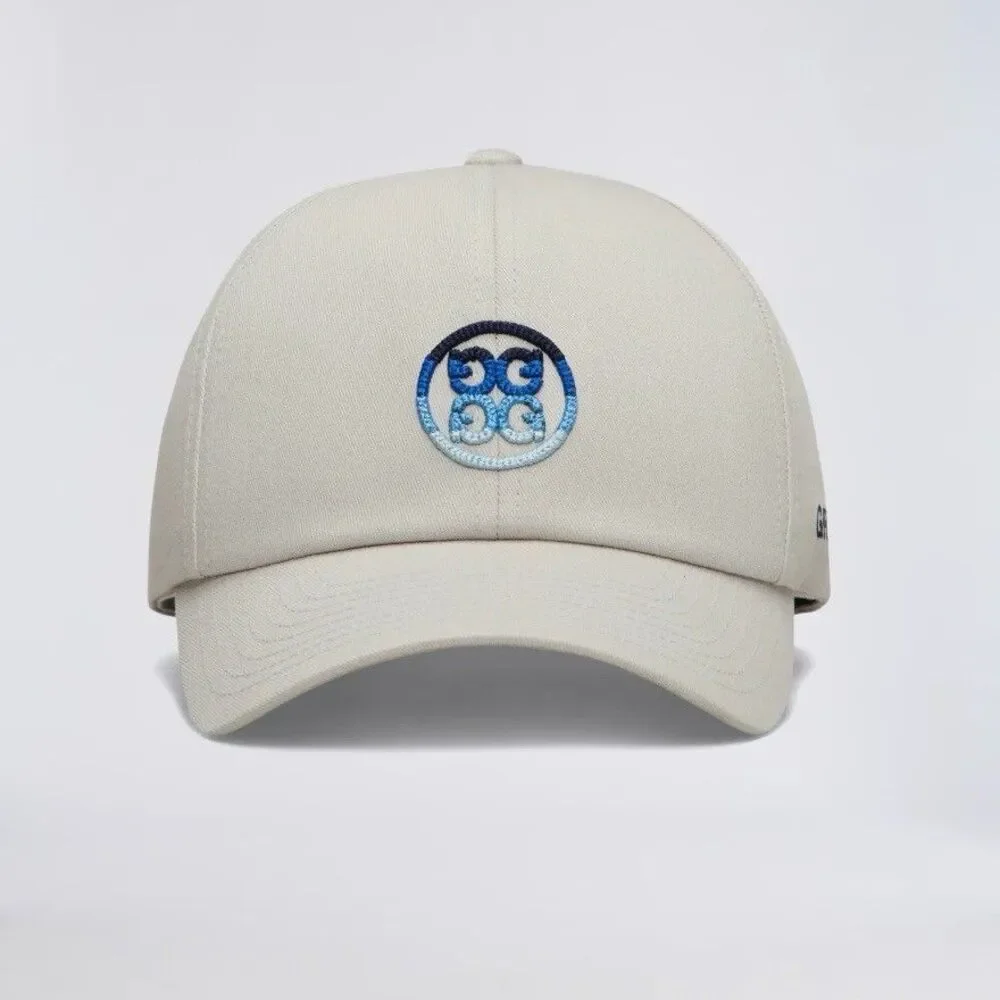 G/FORE Adult Circle G's Stretch Twill Chainstitch Snapback Golf Hat Pumice New